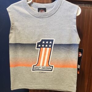 Harley-Davidson Gray Kids Tank Top
